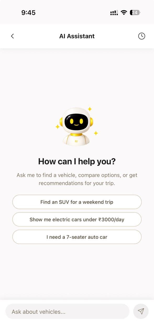 AI vehicle search assistant